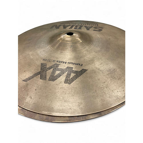 Used SABIAN 13in AAX Fusion Hi Hat Pair Cymbal 31
