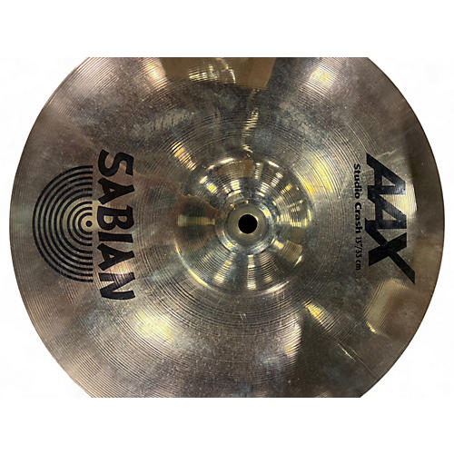 Used SABIAN 13in AAX Studio Crash Brilliant Cymbal 31
