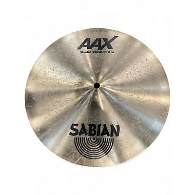 Used SABIAN 13in AAX Thin Studio Crash Cymbal