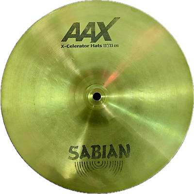 SABIAN Used SABIAN 13in AAX X-Celerator Hi-Hats Cymbal