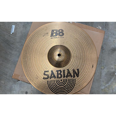 SABIAN Used SABIAN 13in B8 Hi Hat Pair Cymbal