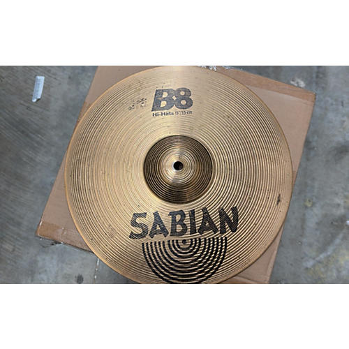 SABIAN Used SABIAN 13in B8 Hi Hat Pair Cymbal 31