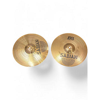 SABIAN Used SABIAN 13in B8 Hi Hat Pair Cymbal