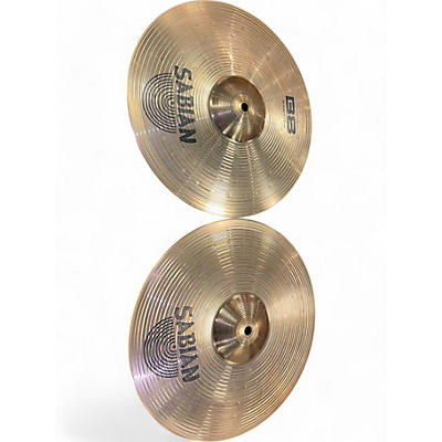 Used SABIAN 13in B8 Hi Hat Pair Cymbal