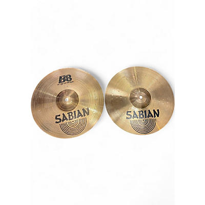 Used SABIAN 13in B8 Hi Hat Pair Cymbal