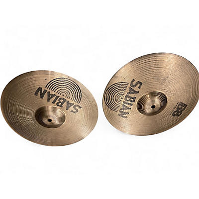 Used SABIAN 13in B8 Hi Hat Pair Cymbal