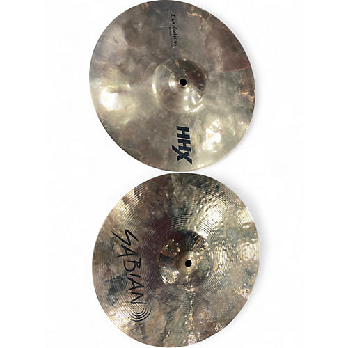 Used SABIAN 13in HHX EVOLUTION HI HATS Cymbal 31