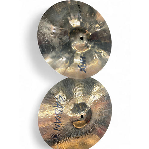 Used SABIAN 13in HHX Evolution Dave Weckl Hi-Hat Pair Cymbal 31