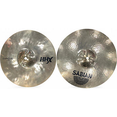 Used SABIAN 13in HHX Evolution Hihat(Pair) Cymbal