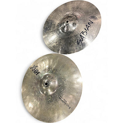 Used SABIAN 13in HHX Evolution hi hat pair Cymbal