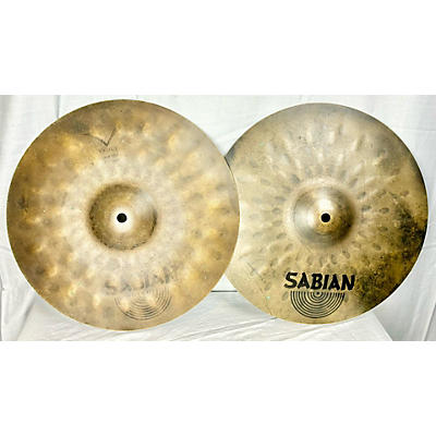 SABIAN Used SABIAN 13in Jojo Mayer Signature Fierce Hi Hat Pair Cymbal