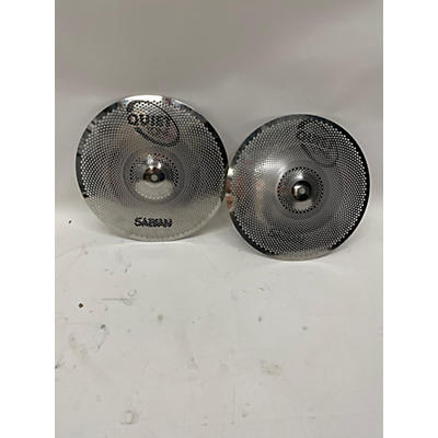 SABIAN Used SABIAN 13in Quiet Tone Hi Hat Pair Cymbal