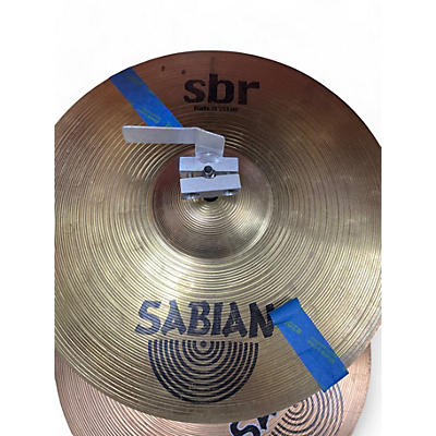 SABIAN Used SABIAN 13in SBR Hi Hat Pair Cymbal