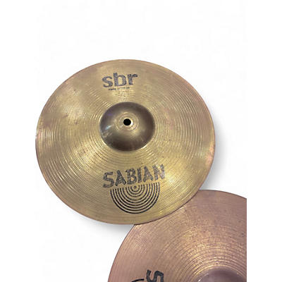 Sabian Used SABIAN 13in SBR Hi Hat Pair Cymbal