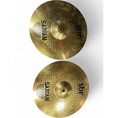 Used SABIAN 13in SBR Hi Hat Pair Cymbal
