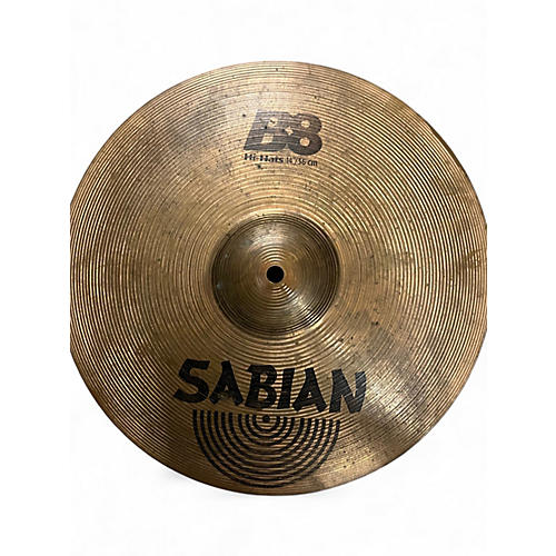 Used SABIAN 14in 14in Hi-Hat pair Cymbal 33