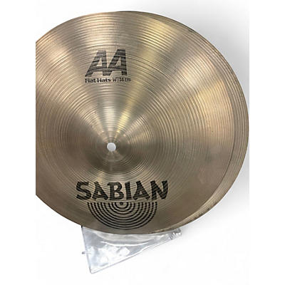 Used SABIAN 14in AA Flat Hi Hat Pair Cymbal