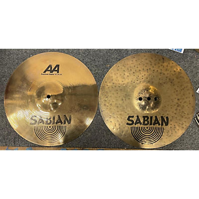 SABIAN Used SABIAN 14in AA Fusion Hi Hat Pair Cymbal