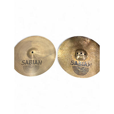 Used SABIAN 14in AA Fusion Hi Hat Pair Cymbal