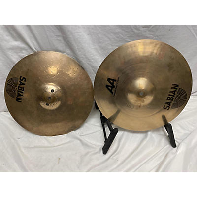 SABIAN Used SABIAN 14in AA Fusion Hi Hat Set Cymbal