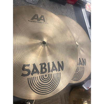 SABIAN Used SABIAN 14in AA Regular Hi Hat Pair Cymbal