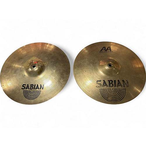 Used SABIAN 14in AA Rock Hi Hat Pair Cymbal 33