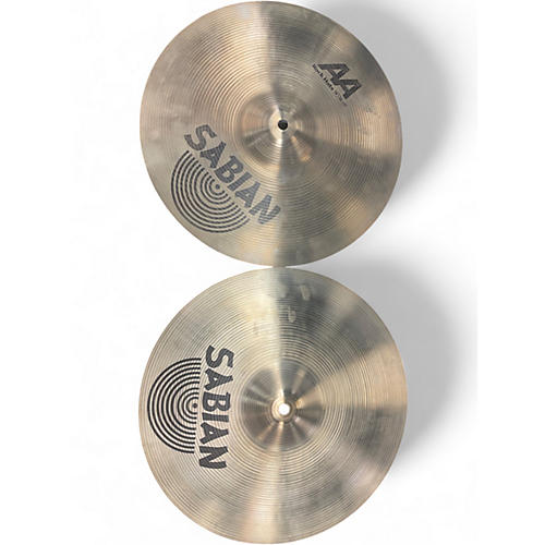 Used SABIAN 14in AA Rock Hi Hat Pair Cymbal 33