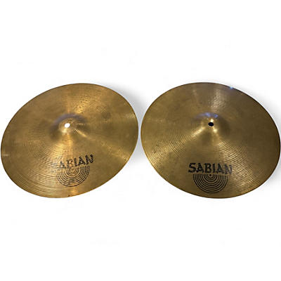 Used SABIAN 14in AA Rock Hi Hat Pair Cymbal