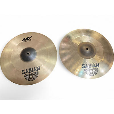 Used SABIAN 14in AAX Frequency Hats Cymbal