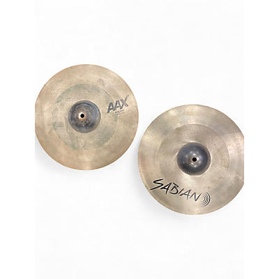 Used SABIAN 14in AAX Frequency Hi-Hat Pair Cymbal