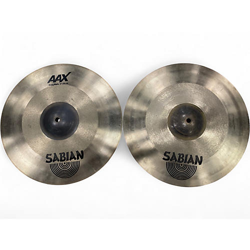 Used SABIAN 14in AAX Frequency Hi Hat(Pair) Cymbal 33