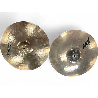 Used SABIAN 14in AAX Fusion Hi Hat Pair 14' Cymbal