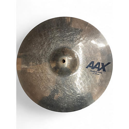 Used SABIAN 14in AAX MEDIUM HATS Cymbal 33