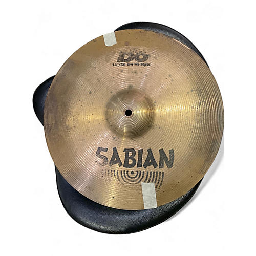Used SABIAN 14in AAX MEDIUM HI HAT PAIR Cymbal 33