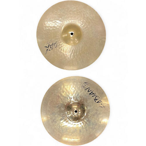 Used SABIAN 14in AAX MEDIUM HI HAT PAIR Cymbal 33