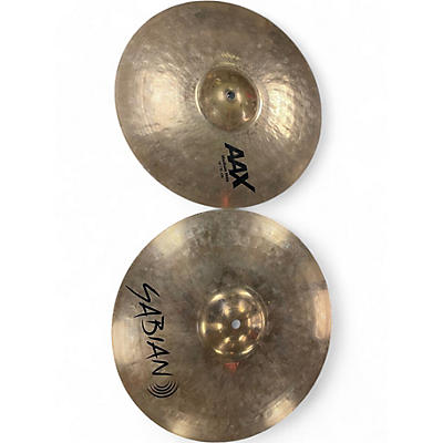 Used SABIAN 14in AAX MEDIUM HI HAT PAIR Cymbal