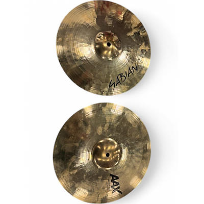 Used SABIAN 14in AAX Medium Hats Cymbal