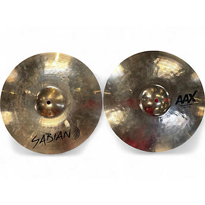 Used SABIAN 14in AAX Medium Hats Cymbal