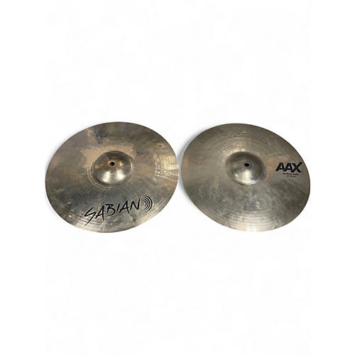 Used SABIAN 14in AAX Medium Hats Cymbal 33