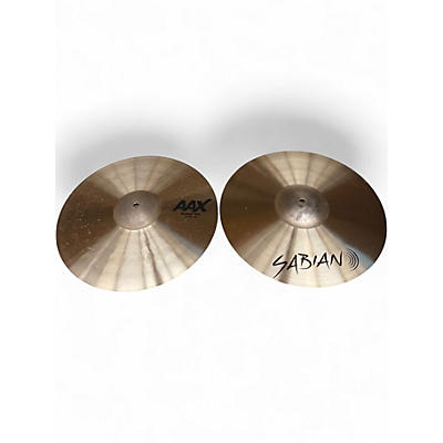 Used SABIAN 14in AAX Medium Hi Hat Pair Cymbal