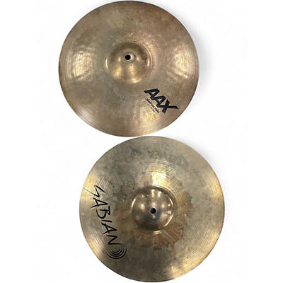 Used SABIAN 14in AAX Medium Hi Hats Cymbal