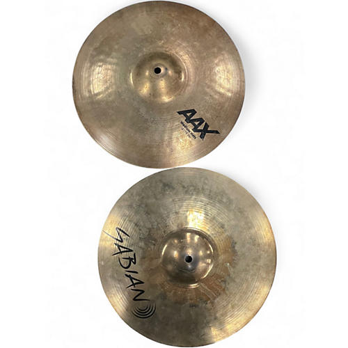 Used SABIAN 14in AAX Medium Hi Hats Cymbal 33