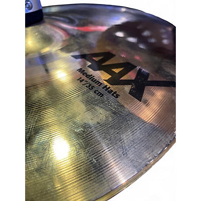 Used SABIAN 14in AAX Medium Hi Hats Cymbal