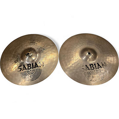 Sabian Used SABIAN 14in AAX Metal Hi Hat Pair Cymbal