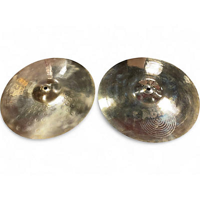 Used SABIAN 14in AAX Metal Hi Hat Pair Cymbal