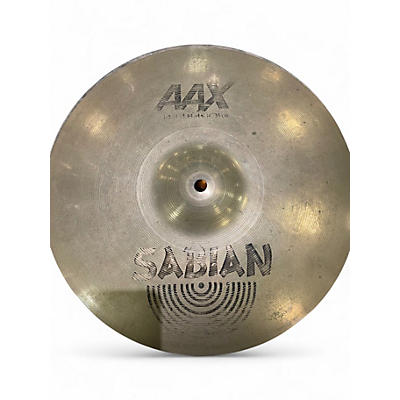 Used SABIAN 14in AAX Metal Hi Hat Pair Cymbal