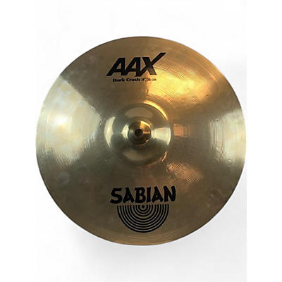 Used SABIAN 14in AAX Series Dark Crash Cymbal