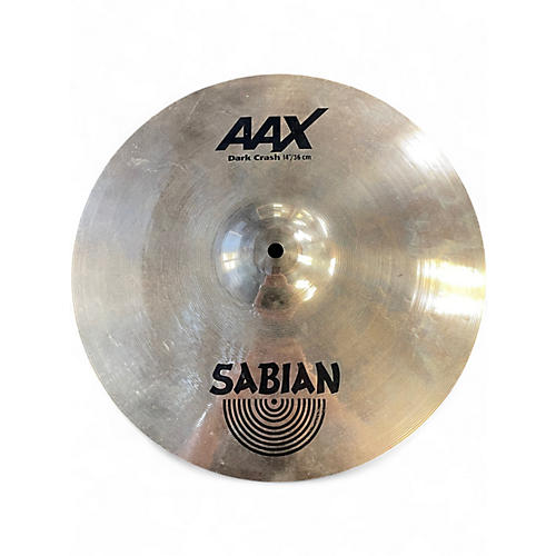 Used SABIAN 14in AAX Series Dark Crash Cymbal 33
