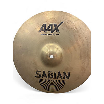 Used SABIAN 14in AAX Series Dark Crash Cymbal
