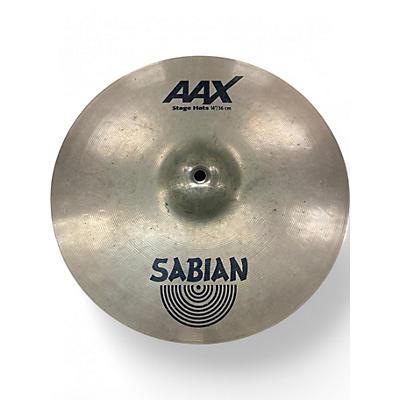 Used SABIAN 14in AAX Stage Hats Top Cymbal